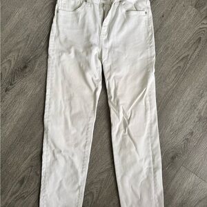Women's Classic White Slim Jeans